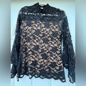 Beautiful black lace top